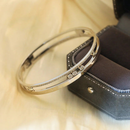 [Vera Jewelry]Move Romane Diamond Bangle Bracelet