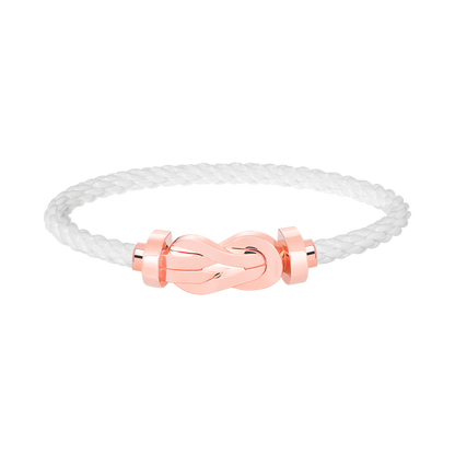 [Vera Jewelry]CHANCE LARGE 8 FIGURE BUCKLE NO DIAMOND BRACELET ROSE GOLD