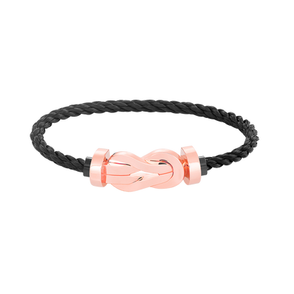 [Vera Jewelry]CHANCE LARGE 8 FIGURE BUCKLE NO DIAMOND BRACELET ROSE GOLD