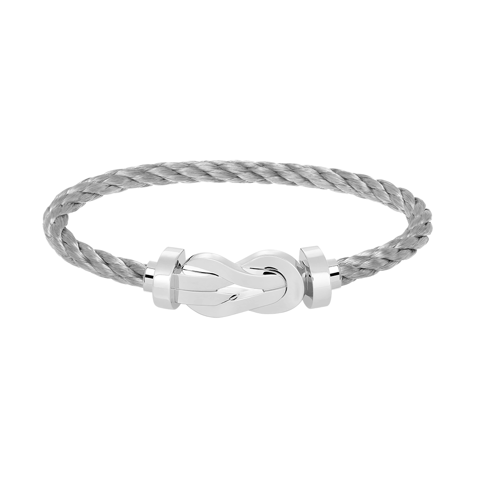 [Vera  Jewelry]CHANCE LARGE 8 FIGURE BUCKLE NO DIAMOND BRACELET SILVER