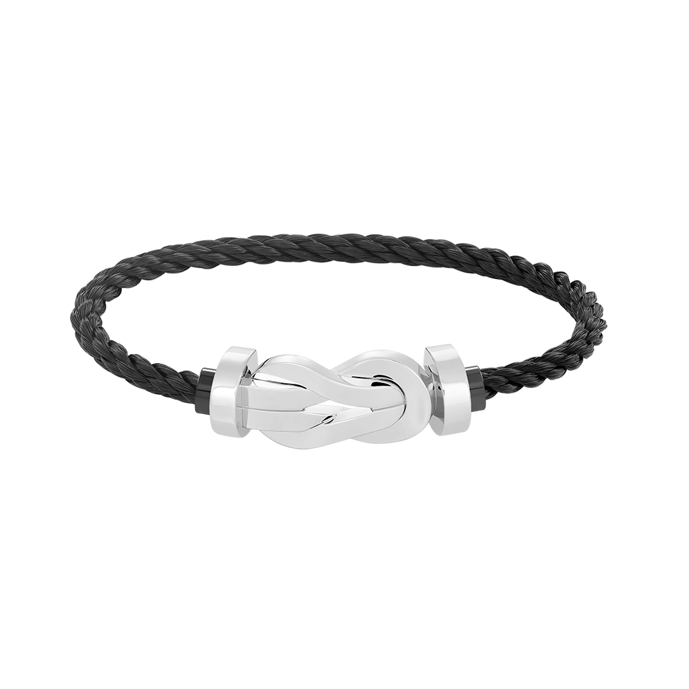 [Vera  Jewelry]CHANCE LARGE 8 FIGURE BUCKLE NO DIAMOND BRACELET SILVER
