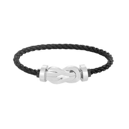 [Vera Jewelry]CHANCE LARGE 8 FIGURE BUCKLE NO DIAMOND BRACELET SILVER