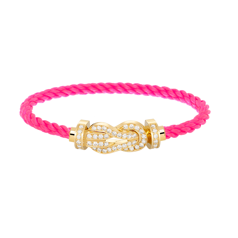 [Vera Jewelry]CHANCE LARGE 8 FIGURE BUCKLE FULLDIAMOND BRACELET GOLD
