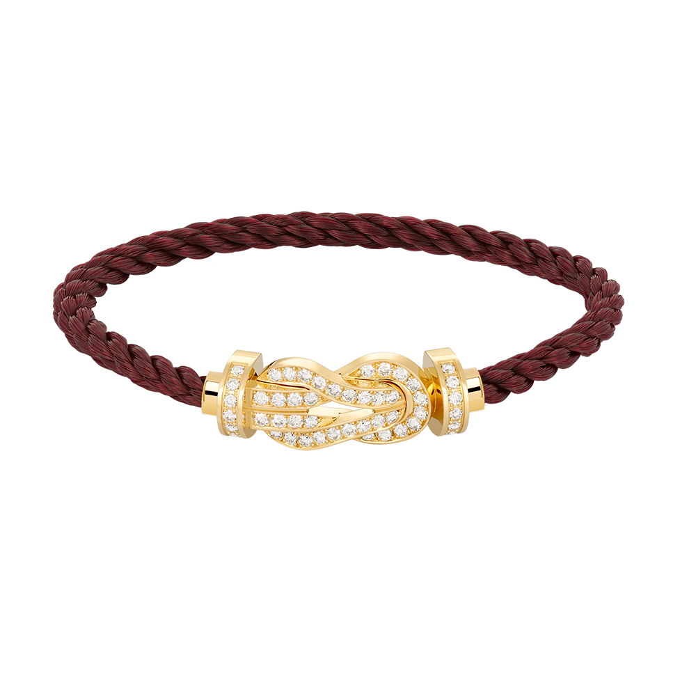 [Vera Jewelry]CHANCE LARGE 8 FIGURE BUCKLE FULLDIAMOND BRACELET GOLD