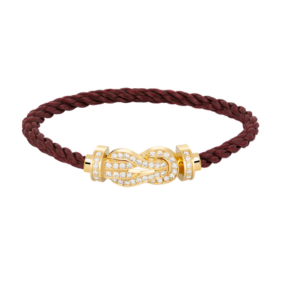 [Vera Jewelry]CHANCE LARGE 8 FIGURE BUCKLE FULLDIAMOND BRACELET GOLD