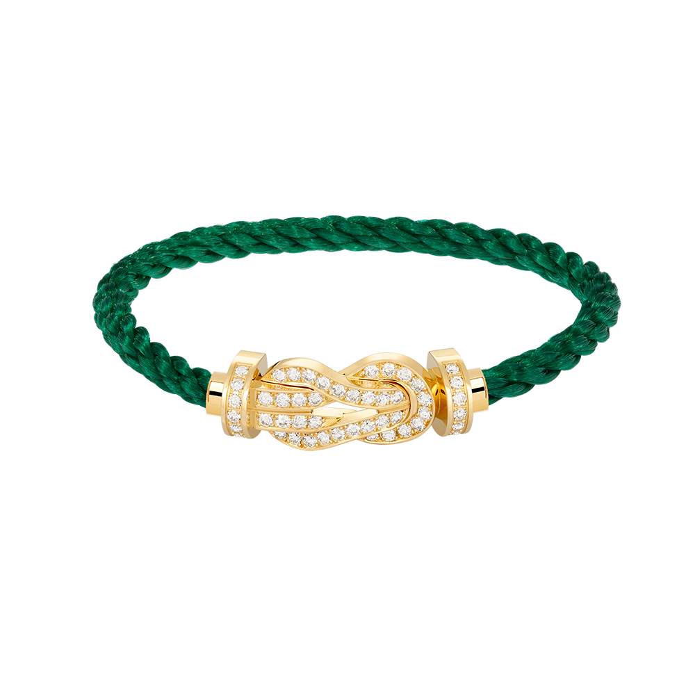 [Vera Jewelry]CHANCE LARGE 8 FIGURE BUCKLE FULLDIAMOND BRACELET GOLD