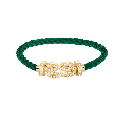 [Vera Jewelry]CHANCE LARGE 8 FIGURE BUCKLE FULLDIAMOND BRACELET GOLD