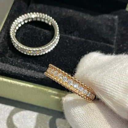 [Vera Jewelry]PERLEE DIAMOND ROSE GOLD RING