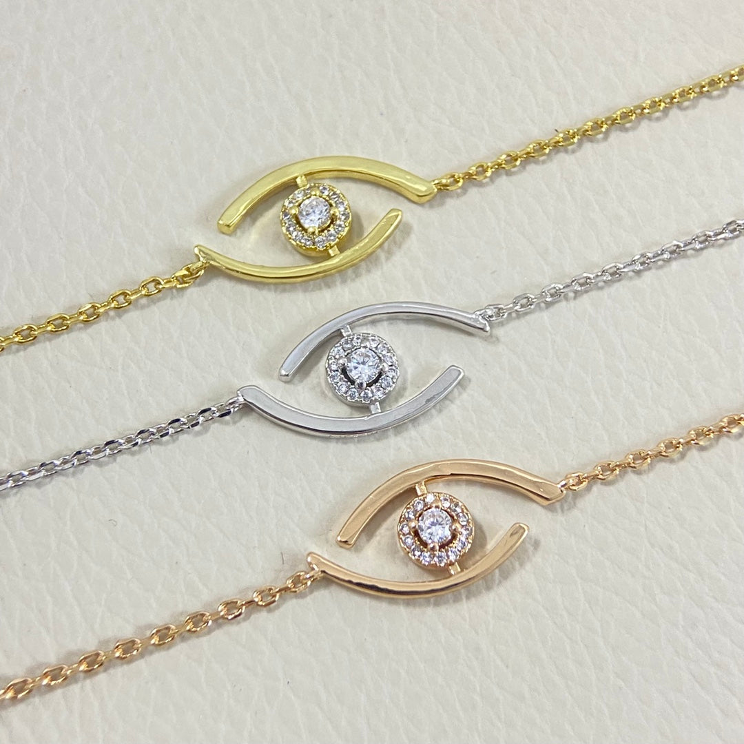 [Vera  Jewelry]Lucky Eye Pave-Set Diamond Bracelet