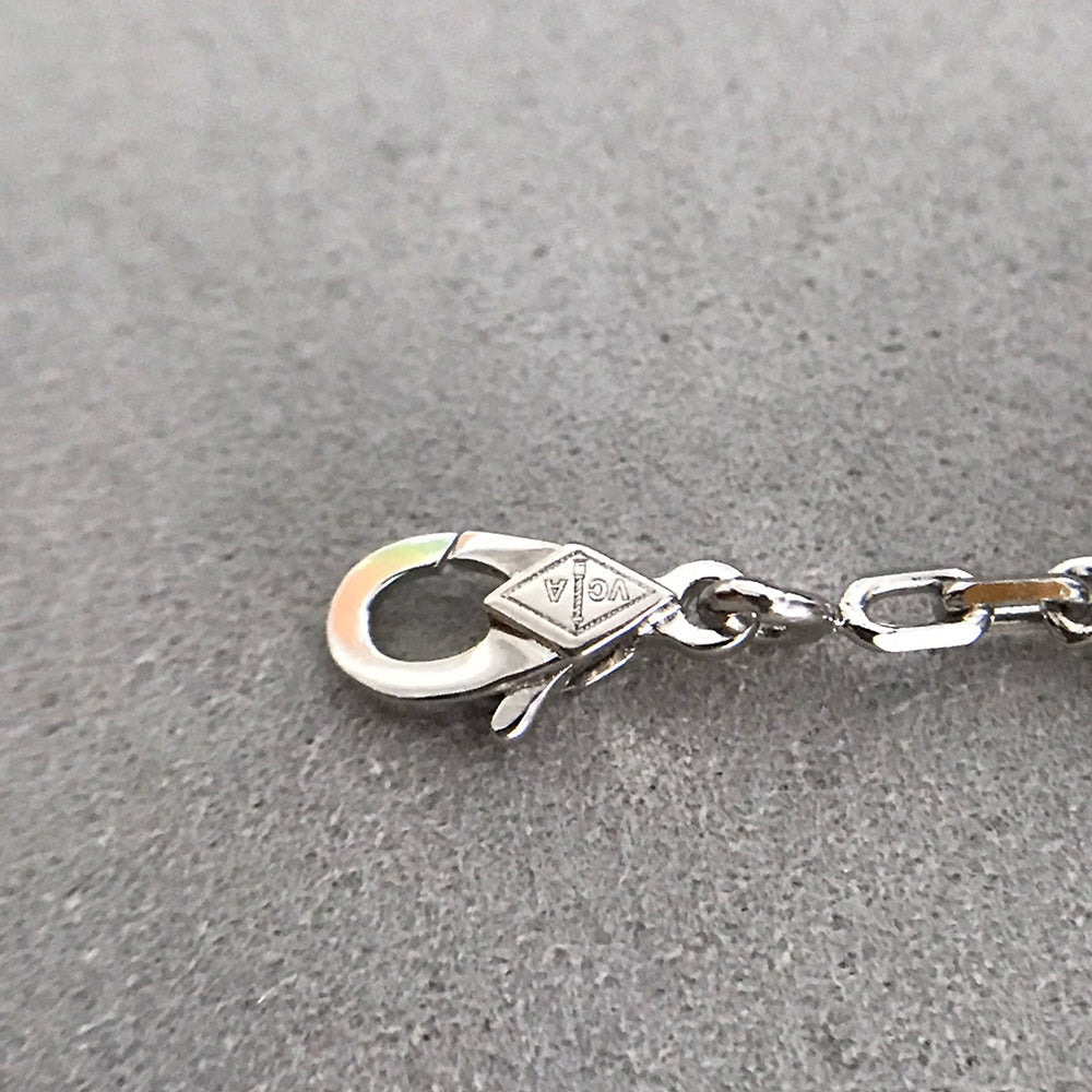[Vera  Jewelry]LUCKY CLOVER 5-MOTIF BRACELET - BLACK OXNY COLLECTION