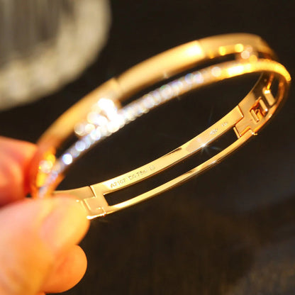 [Vera Jewelry]Move Romane Diamond Bangle Bracelet