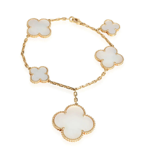 [Vera  Jewelry]MAGIC CLOVER MOP GOLD BRACELET 5 MOTIFS