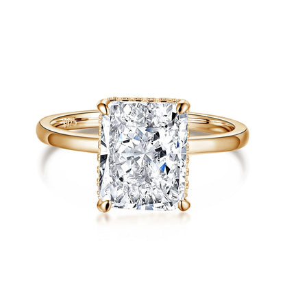 [Vera Jewelry]4.0 Carat Ornate Enchanting Radiand Cut Banquet Ring