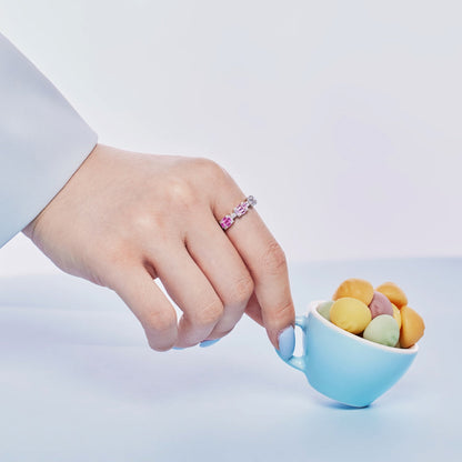[Vera Jewelry]Unique Colorful Emerald Cut Party Ring
