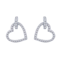 [Vera Jewelry]Dainty Heart Shape Earrings