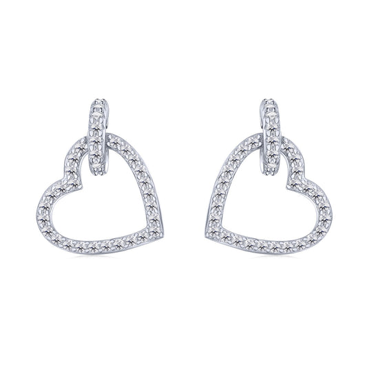 [Vera Jewelry]Dainty Heart Shape Earrings