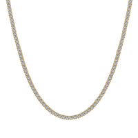 [Vera Jewelry]Delicate Round Shape Tennis Necklace