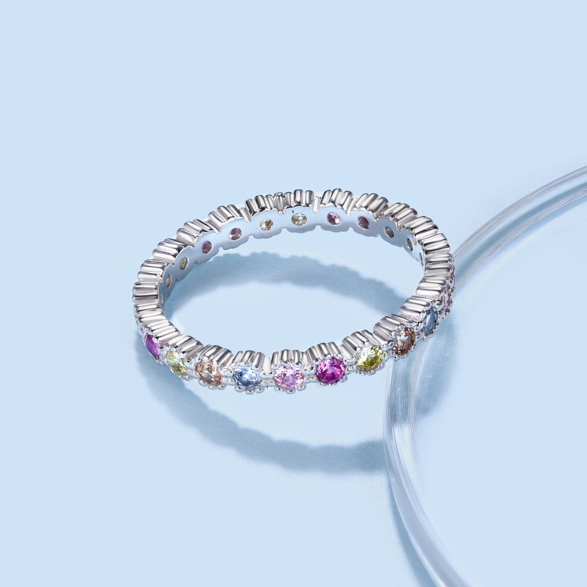 [Vera Jewelry]Exquisite Colorful Round Cut Party Ring