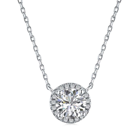 [Vera Jewelry] Luxuriöse Halskette mit Rundschliff