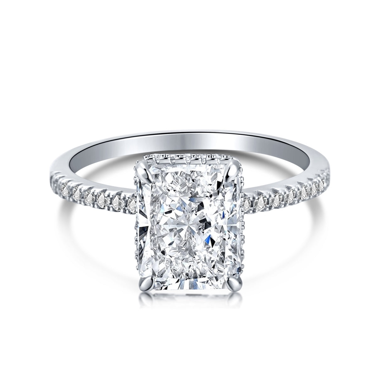 [Vera Jewelry]4.0 Carat Luxurious Engagement Ring