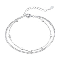 [Vera Jewelry]Delicate Bead Double Layer Bracelet