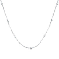 [Vera Jewelry]Small Bead Clavicle Chain Simple Necklace
