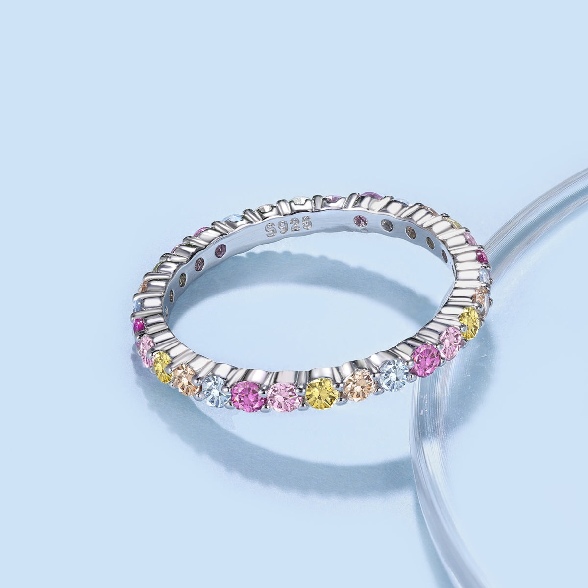 [Vera Jewelry]Elegant Vivid Round Cut Daily Ring