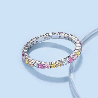 [Vera Jewelry]Elegant Vivid Round Cut Daily Ring