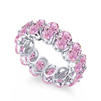[Vera Jewelry]Dainty Elongated Cushion Cut Tennis Ring