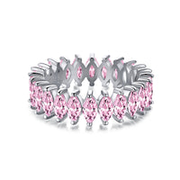 [Vera Jewelry]Gorgeous Marquise Cut Tennis Ring