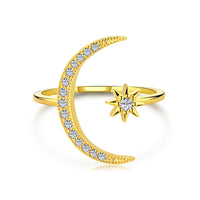 [Vera Jewelry]Eternity Moon & Star Ring