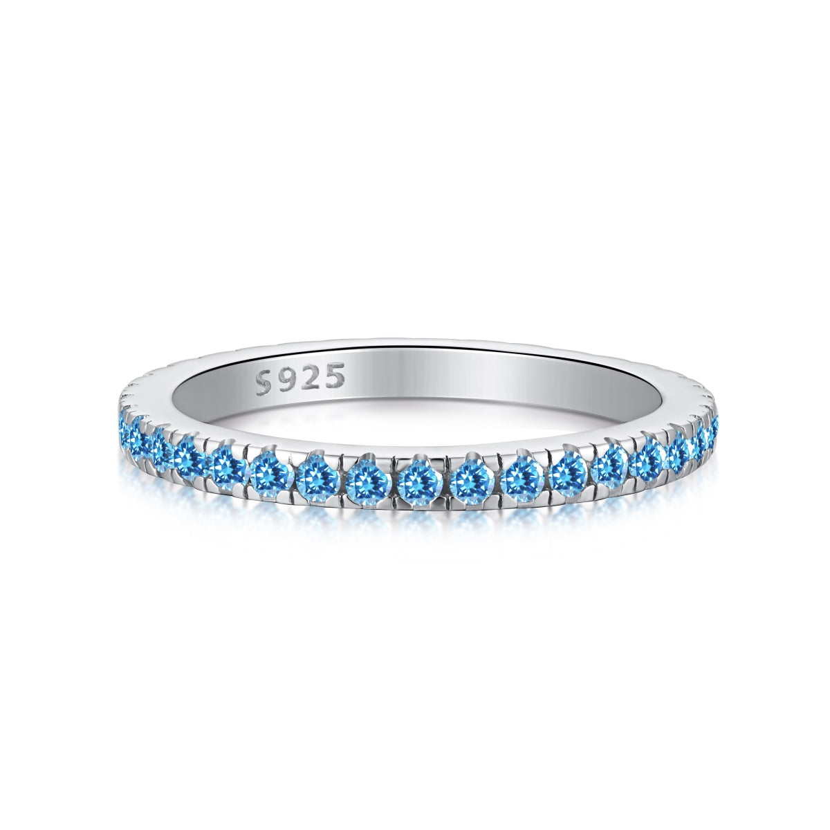 [Vera Jewelry]Delicate Sparkling Round Cut Daily Ring