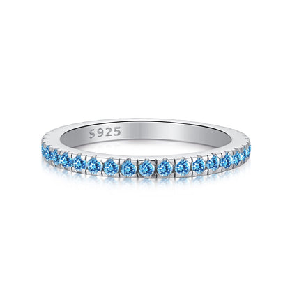 [Vera Jewelry]Delicate Sparkling Round Cut Daily Ring