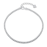 [Vera Jewelry]Radiant Shinning Princess Cut Tennis Bracelet