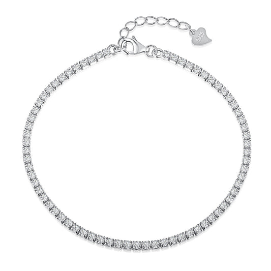[Vera Jewelry]Strahlendes Prinzessschliff-Tennisarmband