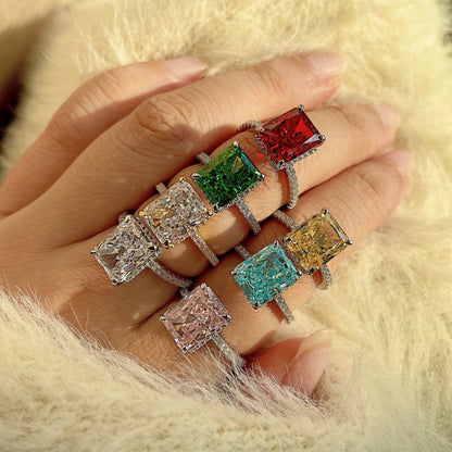 [Vera Jewelry]4.0 Carat Luxurious Engagement Ring
