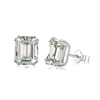[Vera Jewelry]Dazzling Square Shape Earrings