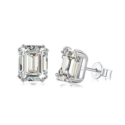 [Vera Jewelry]Dazzling Square Shape Earrings