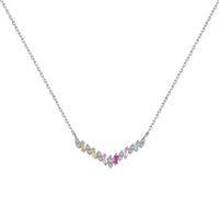 [Vera Jewelry]Dazzling Rainbow Necklace