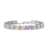 [Vera Jewelry]Dazzling Unique Multi Shape Daily Bracelet