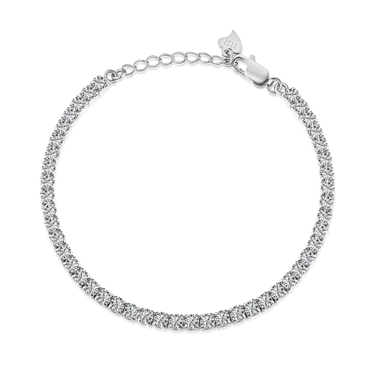 [Vera Jewelry]Sparkling Round Cut Daily Bracelet