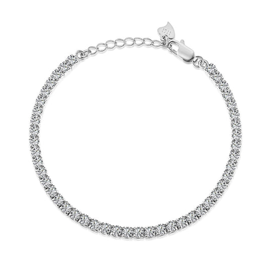 [Vera Jewelry]Sparkling Round Cut Daily Bracelet