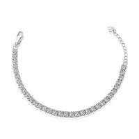[Vera Jewelry]Sparkling Radiant Princess Cut Tennis Bracelet