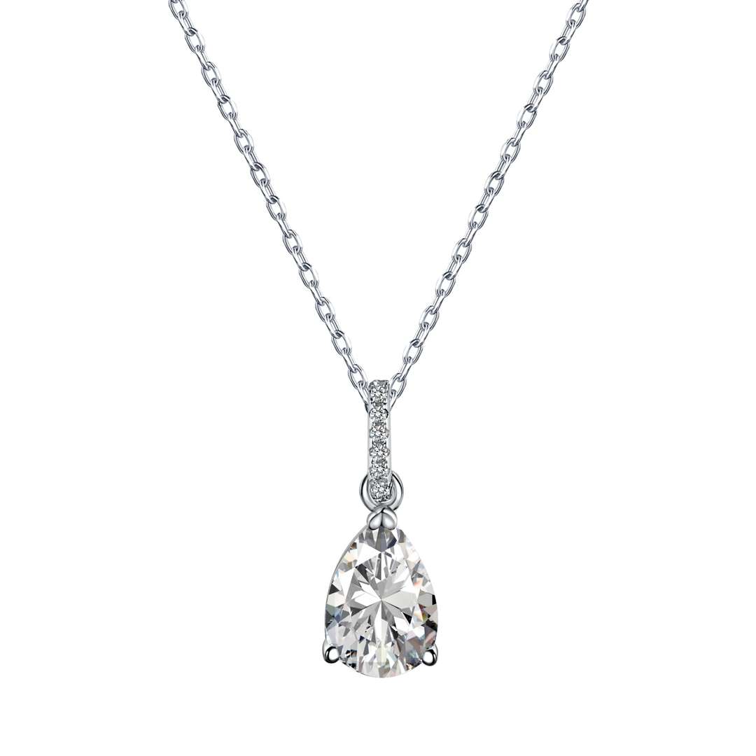 [Vera Jewelry]Delicate Water Drop Shape Fashion Necklace