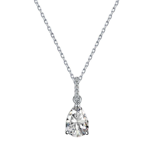 [Vera Jewelry]Delicate Water Drop Shape Fashion Necklace