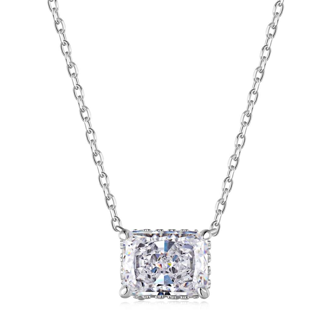 [Vera Jewelry]Luxurious Square Shape Colorful Necalack