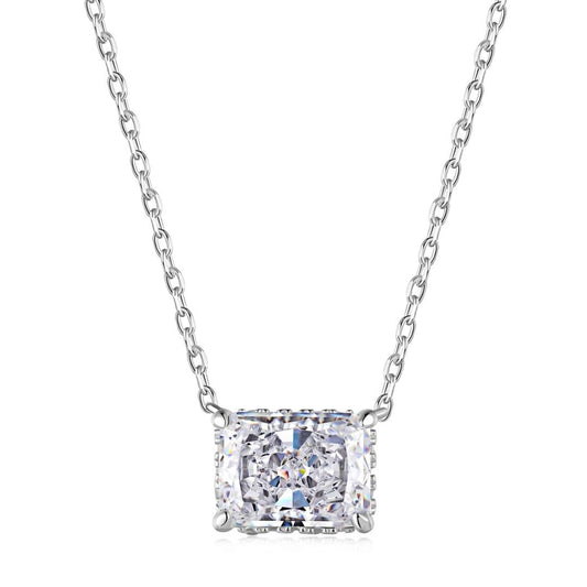 [Vera Jewelry]Luxurious Square Shape Colorful Necalack
