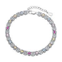 [Vera Jewelry]Dazzling Radiant Multi Cut Daily Bracelet