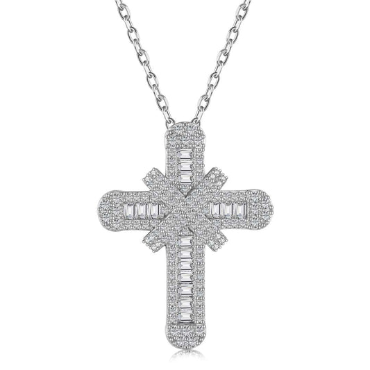 [Vera Jewelry]Schleierkraut-Halskette mit Diamanten