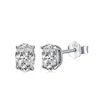 [Vera Jewelry]Oval Classic Dignified Elegant Earrings